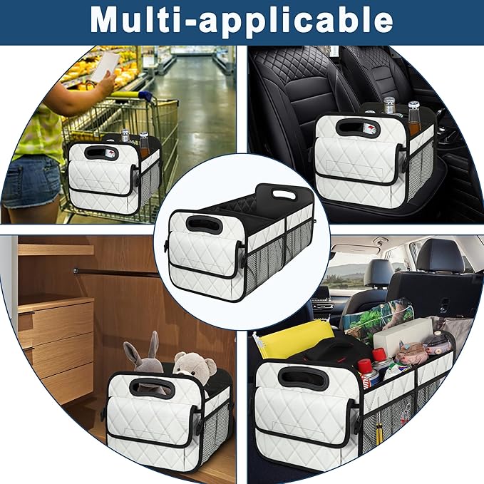 Deosk Car Trunk Organizer for SUV, Car Organizers and Storage with 6 Pocket, Car Accessories for Women/Men 70L Waterproof