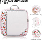 Compression Packing Cubes, Gonex Extensible Storage Mesh Bags Organizers