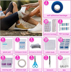 Roadside Emergency Car Kit for Vehicles, Pink Emergency Roadside Assistance kit with Car First Aid Kit, Thoughtful Car Emerge