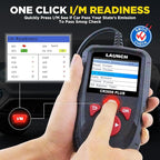 LAUNCH Professional OBD2 Scanner Diagnostic Tool CR3008 Plus,One-Click I/M,Lifetime Update Code Reader,Enhanced Check Engine