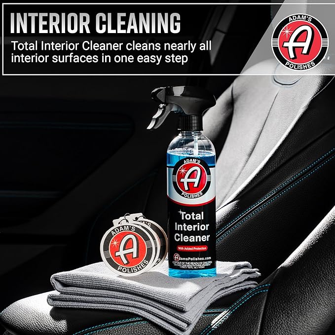 Adam's Essential Car Wash Kit (24-Item) - Auto Detailing Car Care Cleaning Kit with Foam Gun & Bucket Car & Truck Lovers, Dad