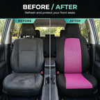 FH Group Automotive Front Car Seat Covers for SUV, Trucks, Sedan and More - Universal Fit Front High Back Design Interior Acc