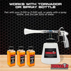Tornador TC-ENZYME Multi-Purpose Enzyme Cleaner 2oz 3-Pack | Heavy-Duty Spot & Stain Remover with Odor Control | Use Black, C
