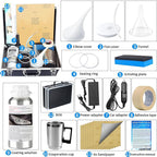 Headlight Restoration Kit, 800g Vapor Headlight Restoration Kit, Head Light Lens Restore Kit with 800g Repair Liquid for Repair Headlight Yellowing/Vague/Scratch/Oxidation