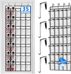 over the door shoe organizer,2025 upgraded,over the door shoe organizer,35 Huge clear pockets,over door shoe organizer,Store 