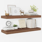 Fun Memories Floating Shelves 32 Inch Long, 9.3Inch Deep Floating Shelves for Wall, Extra Deeper & Thicker Wall Mounted Stora