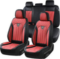 FLORICH Leather Seat Covers, Car Seat Covers Full Set, Car Seat Protectors 5 Seats, Automotive Seat Covers Driver Seat Covers