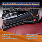 2-PackCar Seat Gap Filler，Car Cup Holder Coaster，Car Seat Crevice Blocker Stop Things from Dropping，Auto Accessories for SUV Truck Sedan