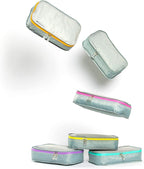 MUMI Packing Cubes – 5-Piece Compression Packing Cubes for Travel, Luggage Organizers for Suitcases, Carry-On Bags, Backpacks
