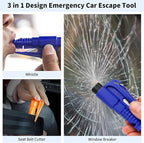 LECART 8 Pack Car Window Glass Breaker Keychain Emergency Escape Tools 3 in 1 Design Safety Tool with Window Breaker Seatbelt