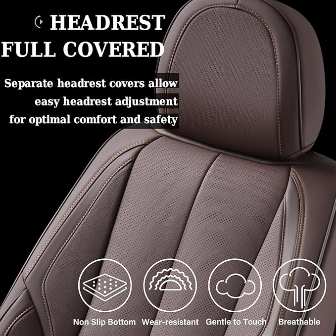 Coverado Seat Covers, Car Seat Covers Front Seats, Car Seat Cover, Waterproof Leather Seat Covers, Seat Cushion, Front Car Se