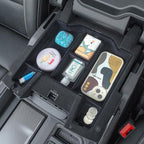 PIMCAR Center Console Organizer Upgrade Flocked Liner Interior Compatible with Dodge RAM 1500 2500 3500 2019-2025 2026 ABS Plastic Material Shell Armrest Box Insert Tray Accessories