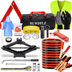Roadside Emergency Kit with Scissor Jack for Car Safety Kit Emergency Roadside Kit for Car
