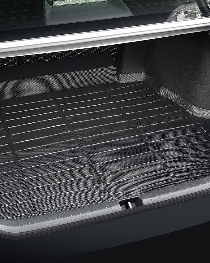 2024 2023 for Toyota Camry 8th Floor Mats, 2022 2021 2020 2019 2018 FWD, TPE All Weather Waterproof Anti-Slip Front & Rear 2nd Seat & Cargo Liner Trunk Mat(Not Fit for Hybrid or AWD), Car Accessories