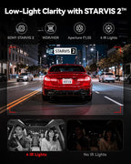 REDTIGER F17 4K 3 Channel Dash Cam, STARVIS 2 IMX675 HDR, 2160P+1080P+1080P Front Inside and Rear Triple Car Camera with 64GB
