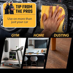 Chemical Guys Professional Grade Premium Microfiber Towels for Cars, Gold, 16" x 16", Ultra-Soft and Scratch-Free Car Detaili