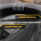 Cat® BigGrip Faux Black Leather Semi Truck Steering Wheel Cover, Fits RV and Big Rig Trucker, Steering Wheel Cover for Trucks 18 Wheeler - X-Large 17.5" - 18" Inches