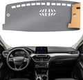 KEYOOG Dashboard Cover Dash Mat Fit for Fo-rd Escape 2024-2020 (Without HUD Models),Car Dash Board Mat Anti-Glare Carpet,Non-