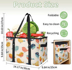 Reusable Grocery Bag, Foldable Large Shopping Tote Bag for Groceries Kitchen Picnic Car Trunk
