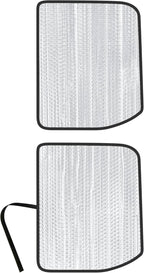 YelloPro Side Window Rear Seat 2nd Row Sunshade (Set of 2) Custom Fit for 2009 2010 2011 2012 2013 2014 Ford F-150 F150 Super Cab 2Dr (NOT for Crew Cab), UV Reflector Sun Protection (Made in USA)