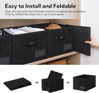 GRANNY SAYS Storage Baskets for Shelves, Fabric Storage Bins for Clothes, Closet Organization Bins, Collapsible Storage Bins 
