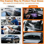 Hydrophobic Glass Coating Spray for Car, Quick-Dry Water-Activated Windshield Rain Repellent, Long-Lasting Protection for Aut