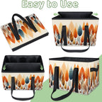 Reusable Grocery Bags Heavy Duty Shopping Bags Foldable Large Tote Bags with Long Handles & Hard Bottom