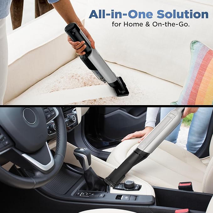 Shark WANDVAC Power PET Cordless Hand Vac, Ultra-Lightweight & Portable with Powerful Suction & Boost Mode, NEW FurFins Tool 