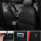 CAR PASS Nappa Leather Car Seat Covers Front Seats, Luxury Seat Protector for Cars, Waterproof Anti-Slip Seat Cushion Armrest