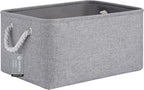 Large Storage Baskets- 15.7x11.8x8.26 inch Storage Bins for Shelves and Closet Organizing, Foldable Fabric Bin for Home Organ