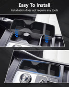 Cup Holder Inserts for 2021-2025 2026 KIA Sorento Accessories, Non-Slip TPE Center Console Protector Organizer to Prevent Spills & Scratches for Sorento Interior Accessories