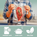 Avid Armor Vacuum Sealer Bags 200 Quart 8x12" For Food Saver, Commercial Grade, BPA Free, Heavy Duty, Pre-cut, for Vac Storag