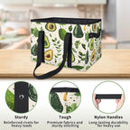 Reusable Grocery Bag, Foldable Large Shopping Tote Bag for Groceries Kitchen Picnic Car Trunk