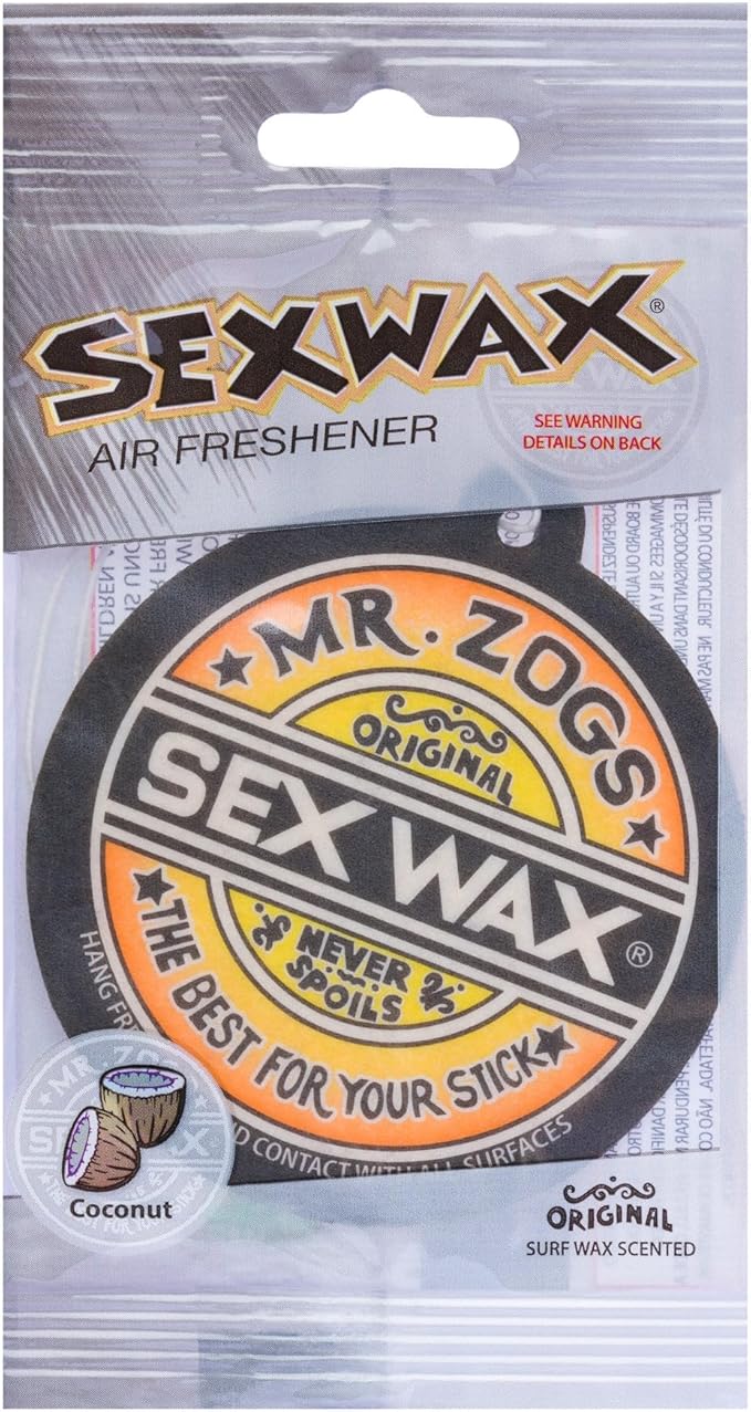 Sex Wax Air Freshener (10-Pack, Coconut Scent)