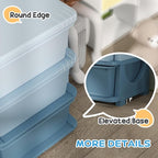 Qaba 3 Tier Kids Storage Unit, Toy Organizers and Storage with 9 Drawer Chest for Kids Bedroom Nursery Kindergarten Living Ro