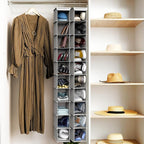 Simple Houseware 2 Pack 10 Shelves Hanging Organizer, Gray