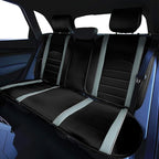 FH Group Back Seat Faux Leather Car Seat Cover - Universal Fit, Rear Seat Covers for Cars with Rear Split Bench, Car Seat Cus