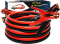 EPAuto 4 Gauge x 20 Ft Heavy Duty Booster Jumper Cables with Travel Bag and Safety Gloves (4 AWG x 20 Feet)