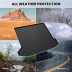 LASFIT Cargo Mat for Hyundai Ioniq 5 2022-2024/ IONIQ 5 N 2025, All Weather TPE Custom Fit Easy Clean Car Trunk Mat for Hyundai Ioniq 5 2022-2024/ IONIQ 5 N 2025 Cargo Liner, Black