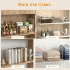 SortNStore Shelf Dividers for Closet Organization: 10" Tall x 12" Deep, Adhesive Separators Features Acrylic Material and Pro