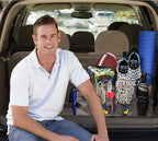 Car Trunk Organizer - Large Collapsible Storage Box with Adjustable Compartments - Heavy-Duty Cargo Organizer for SUV, Truck &