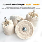 13Pcs Buffing Wheel for Drill, 3 Polishing Compounds, Aluminum Wheel Polishing Kit, Buffing Pad Polishing Tool for Car, Motorcycle, Metal, Stainless Steel, Jewelry, Wood, Ceramic, Glass