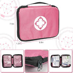305Pcs Car First Aid Kit Refill Supplies for Business Home First Aid Emergency Kits for Office Business Compact Lovely Bag fo