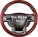 Steering Wheel Cover for Ford F150 2015-2020/ F250 2017-2022/ F350 2017-2022/ F450 2017-2022/ F550 2017-2022/ Ford Expedition 2018-2021 Steering Wheel Protector for Ford Steering Wheel Accessories