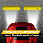 ROBLOCK 22" Parking Stopper for Home Garage & Outside, Heavy Duty Garage Stoppers for Protecting Your Vehicle, Parking Aids for New Drivers, Wheel Stops for Cars, Vans, Trailer, 2 Packs, Yellow