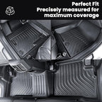 Auxko All Weather Floor Mats Fit for Kia Sportage Hybrid 2023 2024 2025 2026 TPE Rubber Liners Accessories All Season Guard Odorless Floor Mats