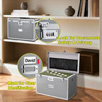 File Storage Cabinet File Organizer Document Organizer File Box in Office and Home with Combination Lock with 20 Legal Size H