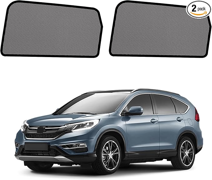 Car Window Shades for 2017-2022 CRV - Rear Side Window Sun Shade for Baby, Breathable Mesh Car Privacy Window Covers, UV Protection and Heat Insulation for Road Trips, Napping, Camping (2 PCS)