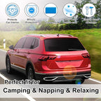 TINGLU 8PCS Window Shades for Volkswagen VW Tiguan 2018-2023 Accessories Car Side Full Windows Rear Triangular Windshield Sun Shade Sun UV Rays & Privacy Protection for Camping,Napping,and Relaxing