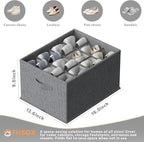 FHSQX 2 Pack Shoe Organizer for Closet,Foldable Shoe Organizer,Fits up to 24 Pairs,Storage Containers With Bottom Support for